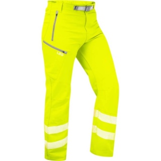 Leo Workwear WT01-Y Landcross Stretch Work EcoViz Hi Vis Trouser Yellow